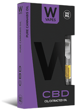 W Vape – CBD Vape Cartridge – 300mg Indica