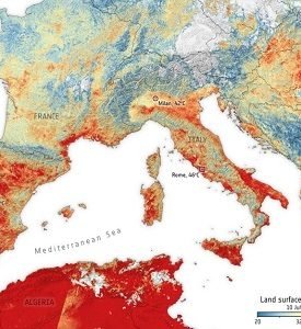 Extreme weather causing chaos in northern and southern Europe